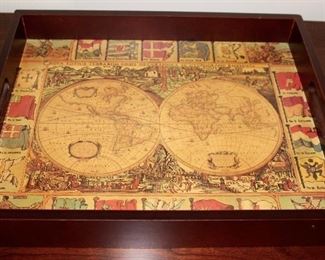 World Map Tray