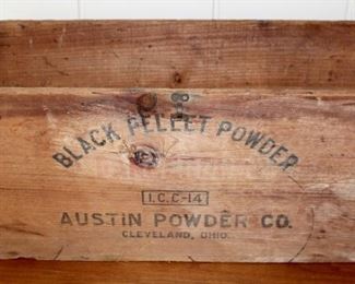 Vintage Austin Powder Dovetail Box