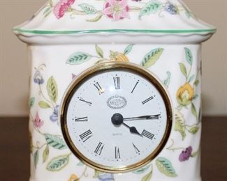 Minton Porcelain Clock