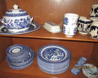 Blue Willow Churchill China made in England
