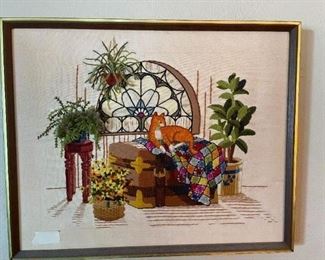 Vintage Embroidered Pictures!