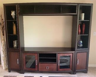 Beautiful 3 piece entertainment center