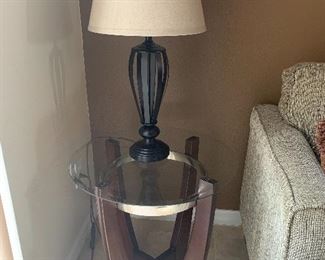 Two of these lamps and two of the tables