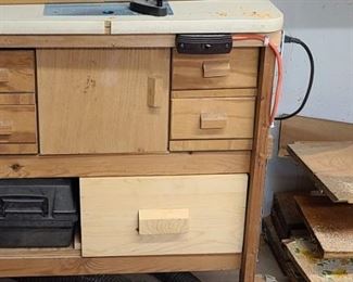 Wood Organizer Cabinet