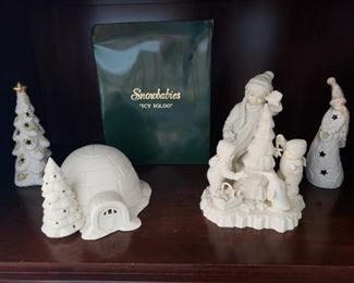 Yankee Candle/Dept. 56 Icy Igloo and Together We Can Make the Season Bright: Dept. 56 Snowbabies https://ctbids.com/#!/description/share/1017380
