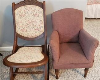 Small Folding Rocking Chair and Children's Chair
https://ctbids.com/#!/description/share/1017390