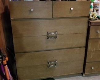 2 Vintage 1960s Chest of Drawers