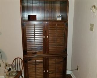 Hardwood Storage Cabinet