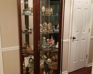 Display Case Full of Music Boxes, Fine Items