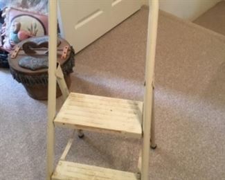 Small vintage step stool