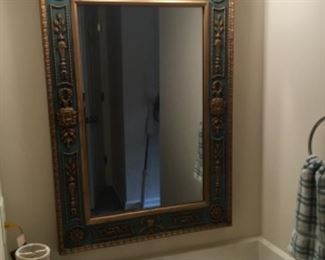 Mirror in bathroom