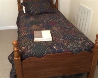 Two of these twin beds with mattress sets