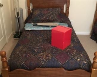 Two of these twin beds with mattress sets