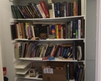 Closet full of books