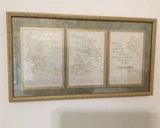 Golden Wedding Anniversary framed picture