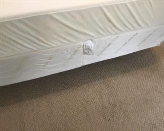 Queen tempurpedic mattress & box springs