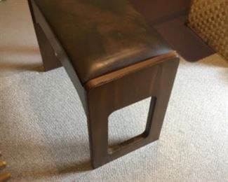 Baldwin Organ Stool - opens to hold music and we have placed all organ information inside of this stool