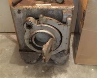 Vintage HEAVY safe - came from Reynolds Metals - we  have the combination!