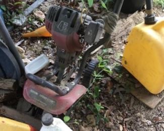 Outside behind the Shop 