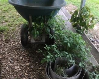 Outside behind the Shop 