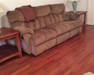 Recliner on each end!