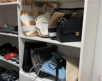 Women’s purses and hats