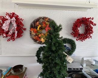 Beautiful holiday wreaths