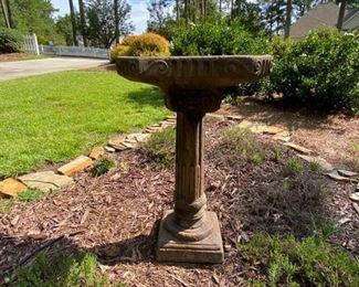 bird bath $75