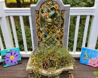 Cement fointain 40x17 can be electrified