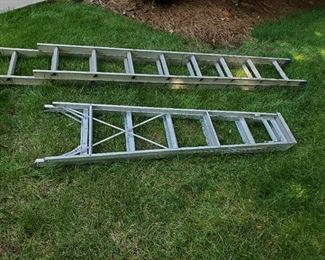 Aluminum ladders 