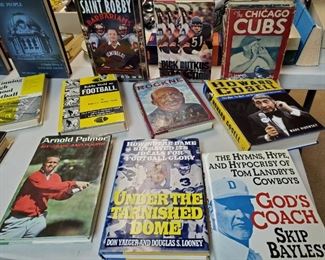 Sports memorabilia books