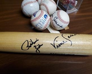 Signed ball bat 
