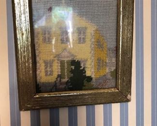 Marblehead Old Townhouse needlepoint