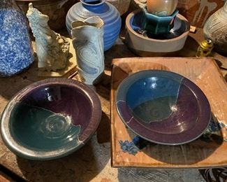 Hand made pottery