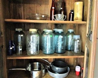 Old Mason jars