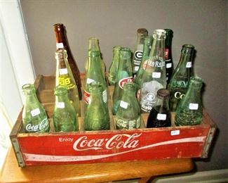  Coca cola bottles and collectibles