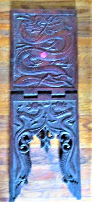 Antique Chinese wood carving