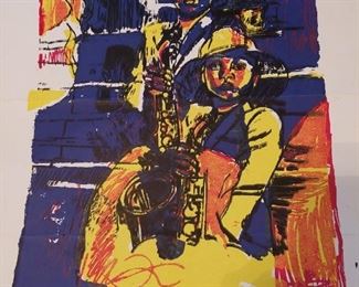 Hand Pulled estate signed Tolliver $350.00