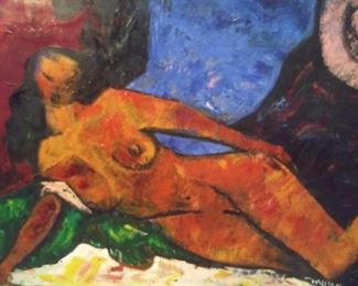 William Tolliver OIL signed by Tolliver $6500.00