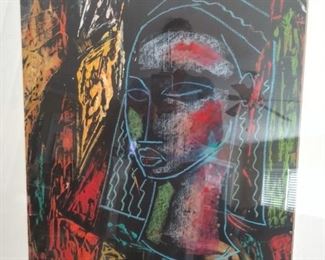 "Janease" oil on paper artist signed $3500.00