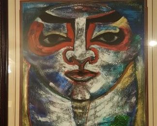 George Hunt acrylic on paper $5500.00