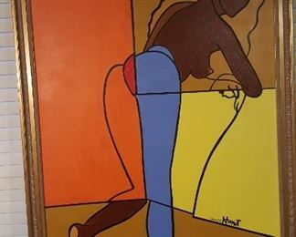 Hunt Acrylic on canvas $5500.00