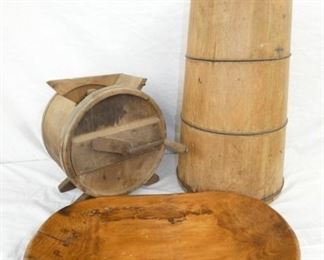 PRIM. CHURNS & DOUGHBOWL