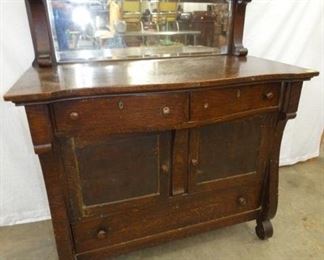 ORG. 1/4 SEWN OAK SIDEBOARD