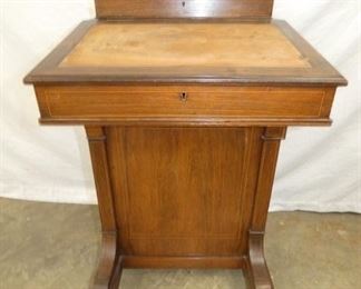 21X35 WALNUT DAVENPORT DESK