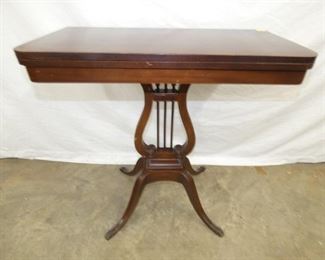 MAH. HARP GAME TABLE
