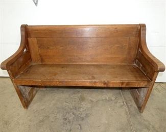 51IN. OAK BENCH