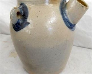 1G. SALTGLAZE POTTERY BUTTERMILK PITCHER
