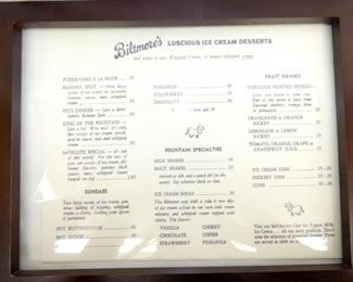 VIEW 2 CLOSE UP BILTMORE MENU #1 