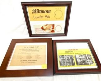 12X10 BILTMORE FRAMED ADV. 